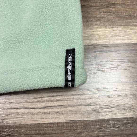 Quiksilver Mens The Trail Polar Fleece 3 Pocket Sage Green Jacket Sz XL NWT - Picture 8 of 12